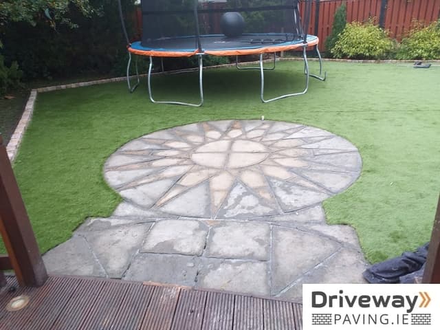 Artificial grass patio, Saggart Co. Dublin