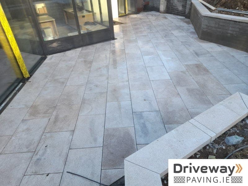 Granite patio in Howth, Dublin 13