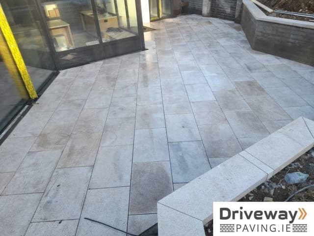 Granite patio in Howth, Dublin 13