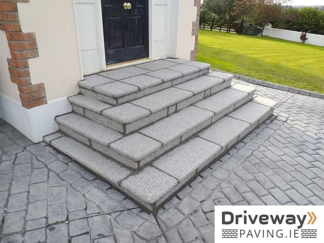 Granite steps, Maynooth