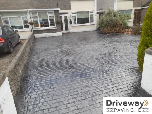 Imprinted concrete in Tallaght, Dublin 24