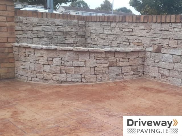 Imprinted Concrete Driveway Installation in Clondalkin, Dublin 22